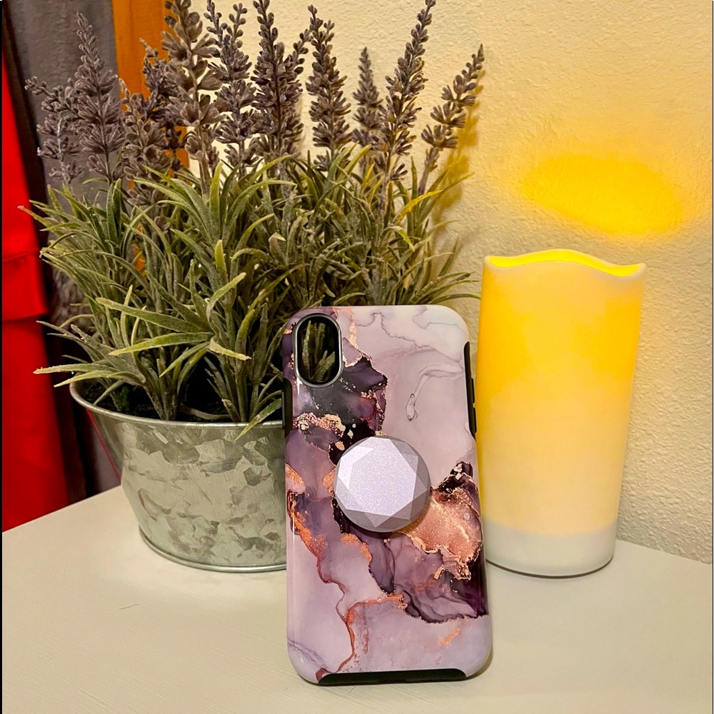 iPhone XR Case with Pop Socket 📱